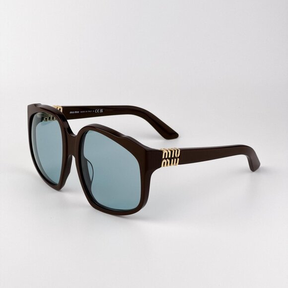 Miu Miu Women’s Oversized Sunglasses – Brown Blue Model MUA07S 24D20R main image 10